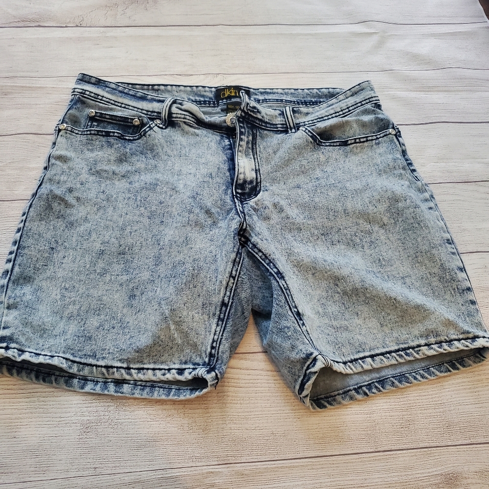 Dkin jean shorts.  Size 14